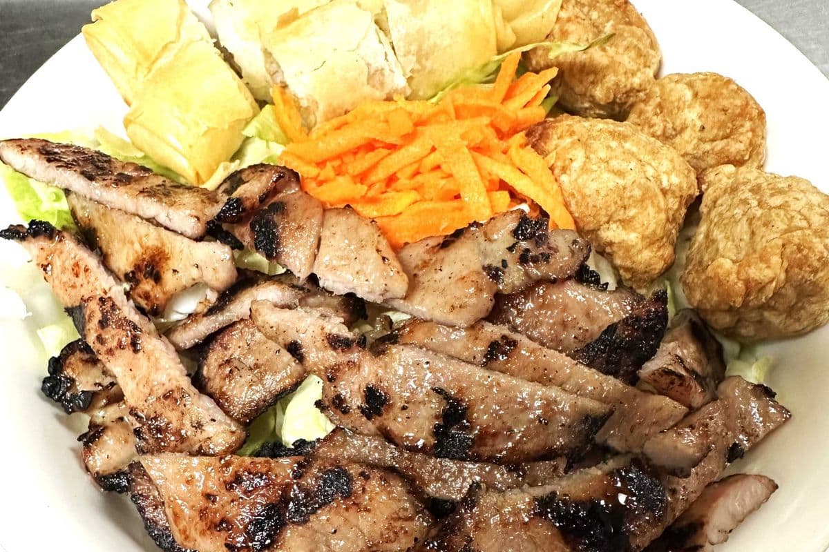 26. Three Colours Vermicelli with Vegetables