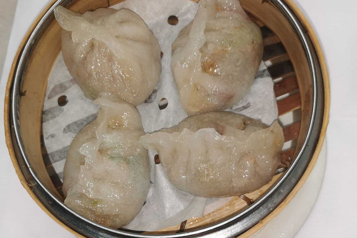 4. Steamed Mixed Meat Dumplings with Peanut 潮州蒸粉果