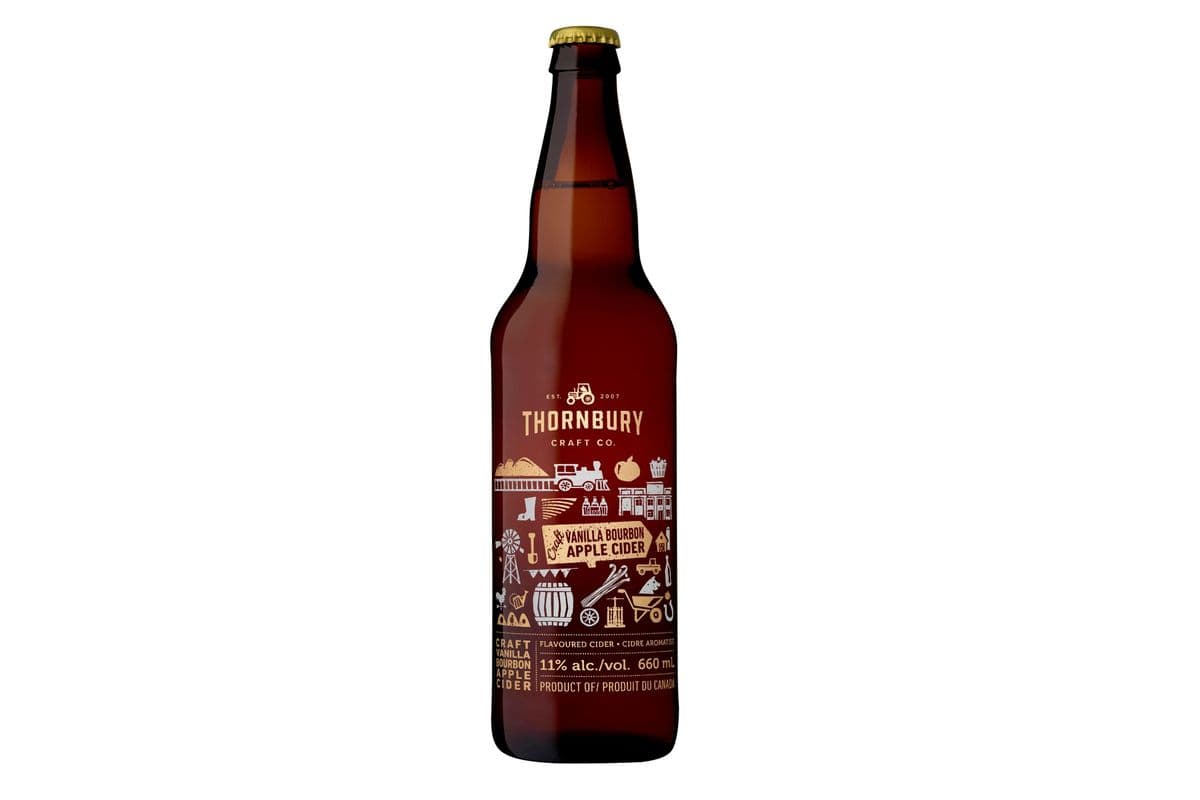Thornbury Vanilla Bourbon Cider (660 ml)