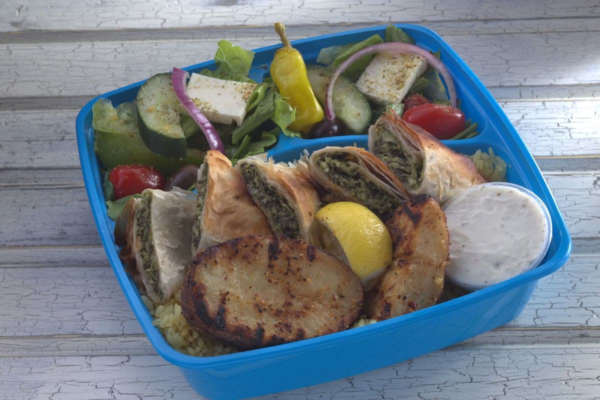 55. Spanakopita Platter