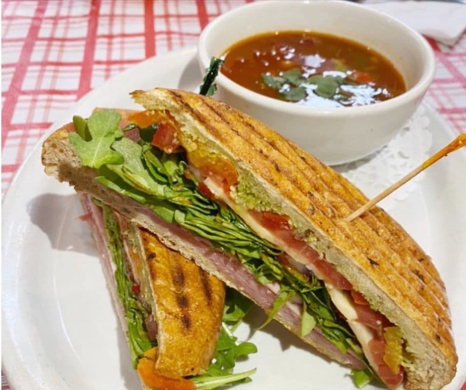 Italian Sandwich with Soup