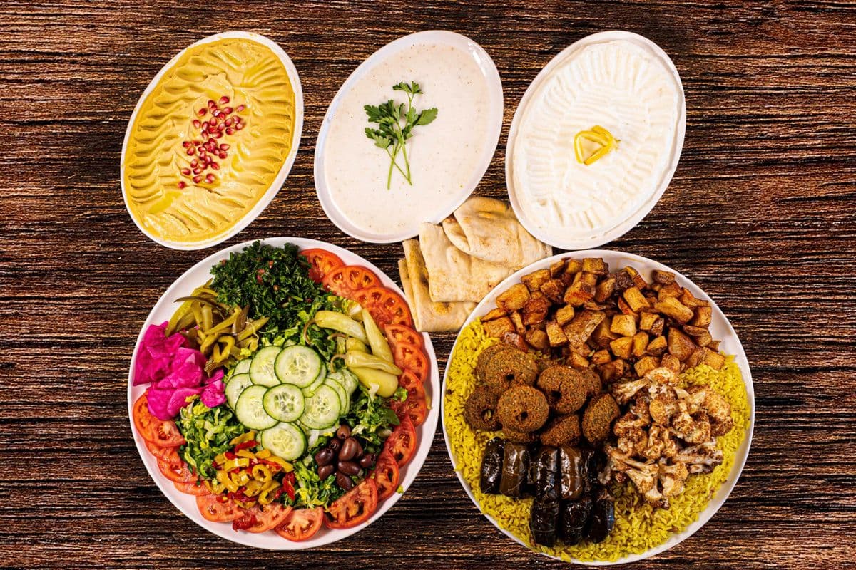 Family Platter for Four (Vegetarian)