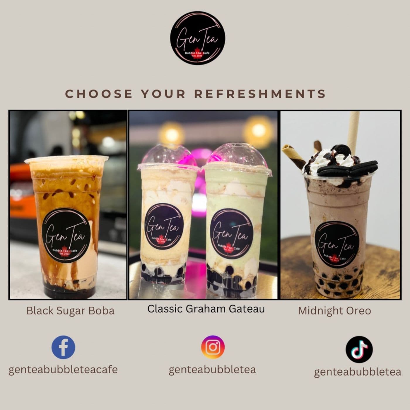 Gen Tea bubble Tea and Cafe