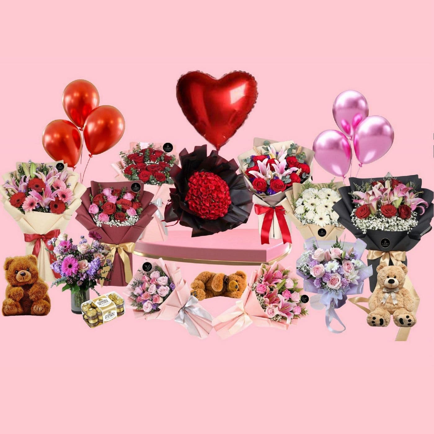 Fleurs Montréal (Party Balloon )