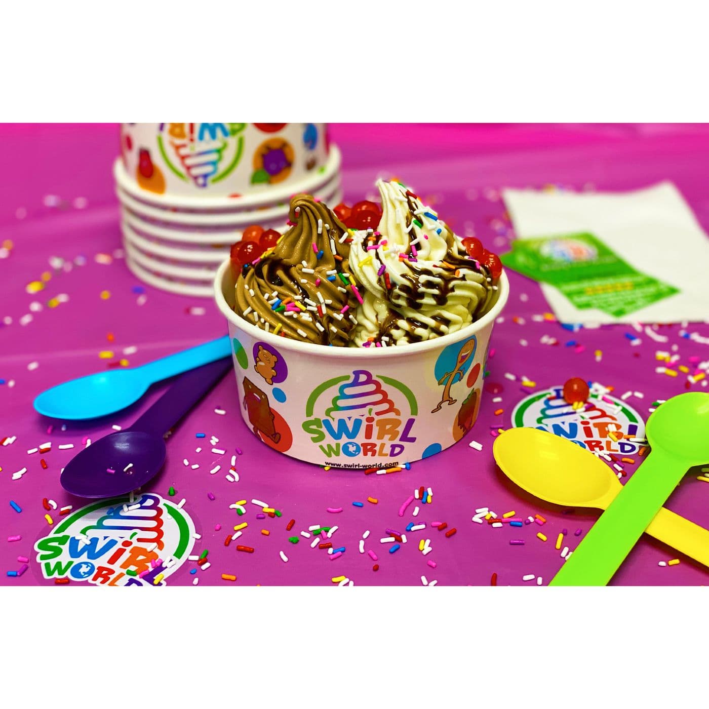 Swirl World Frozen Treats