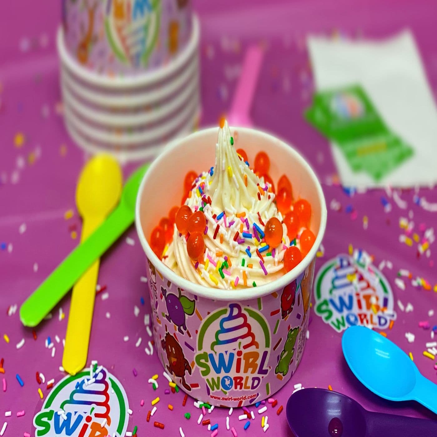 Swirl World Frozen Treats