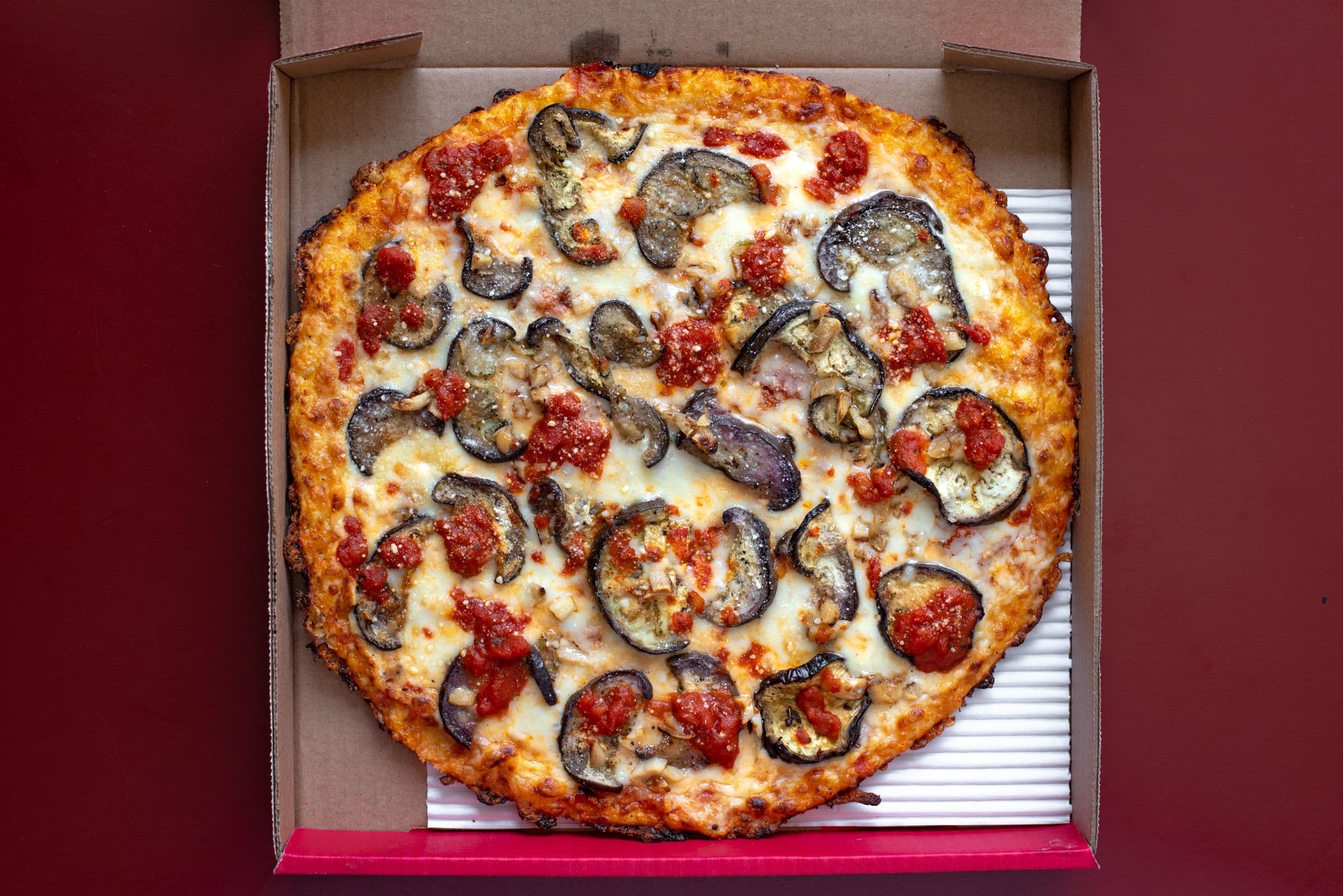 Mamma's Eggplant Parmigiana Pizza