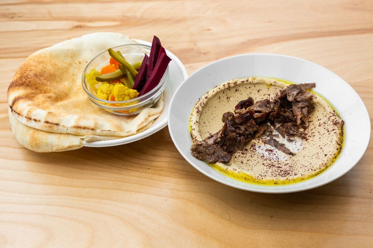 Lamb Hummus Plate