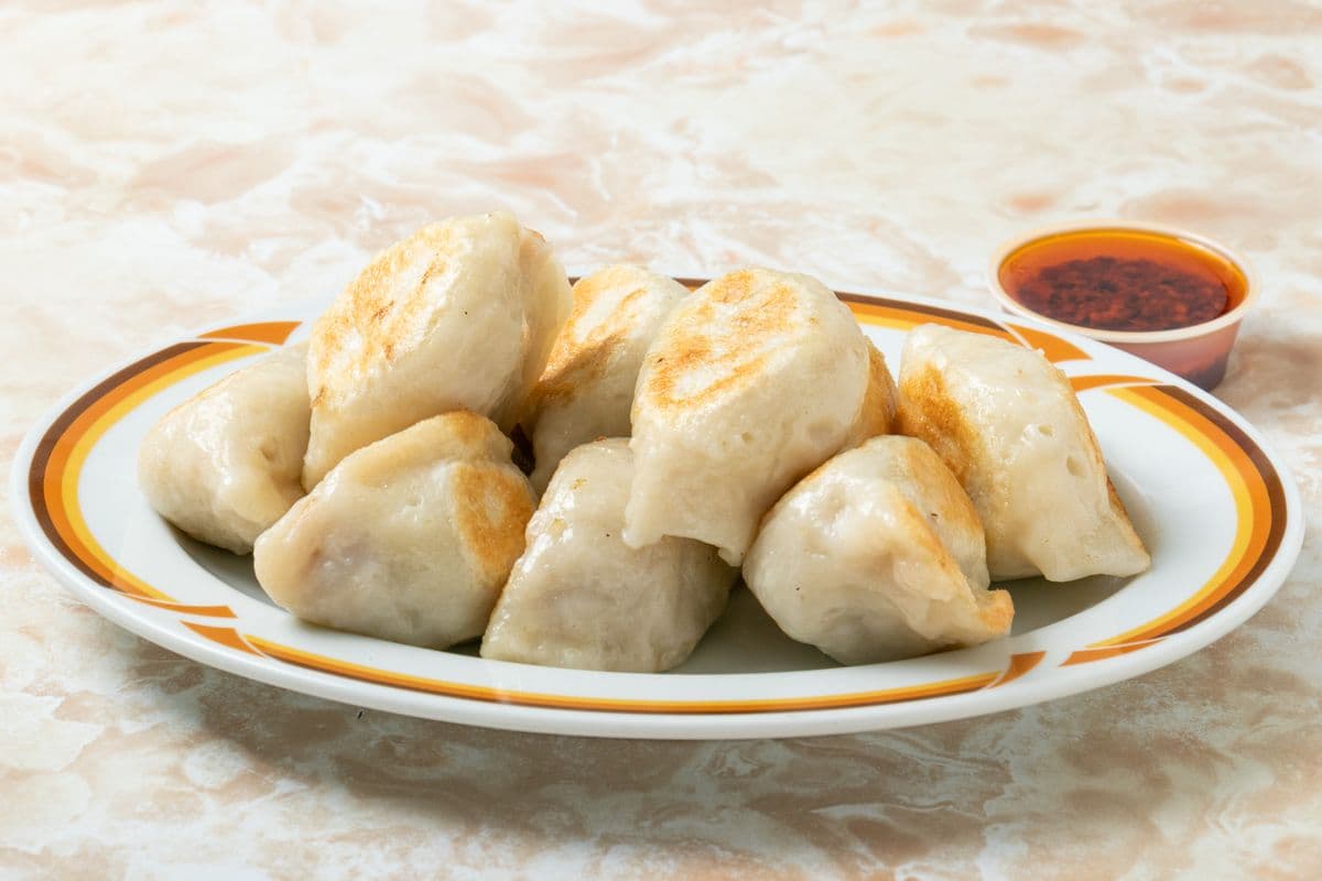 4a. Grilled Pork Dumplings (8 pcs)