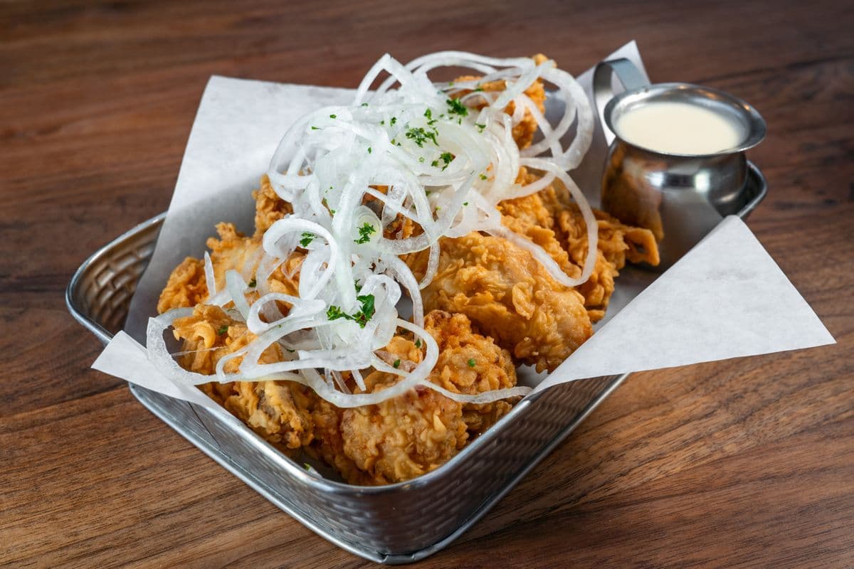 Creamy Onion Fried Chicken