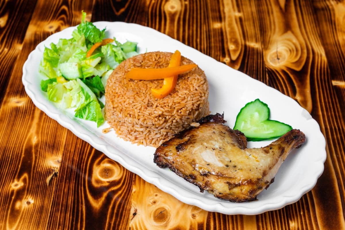 Jollof Rice in House Stew