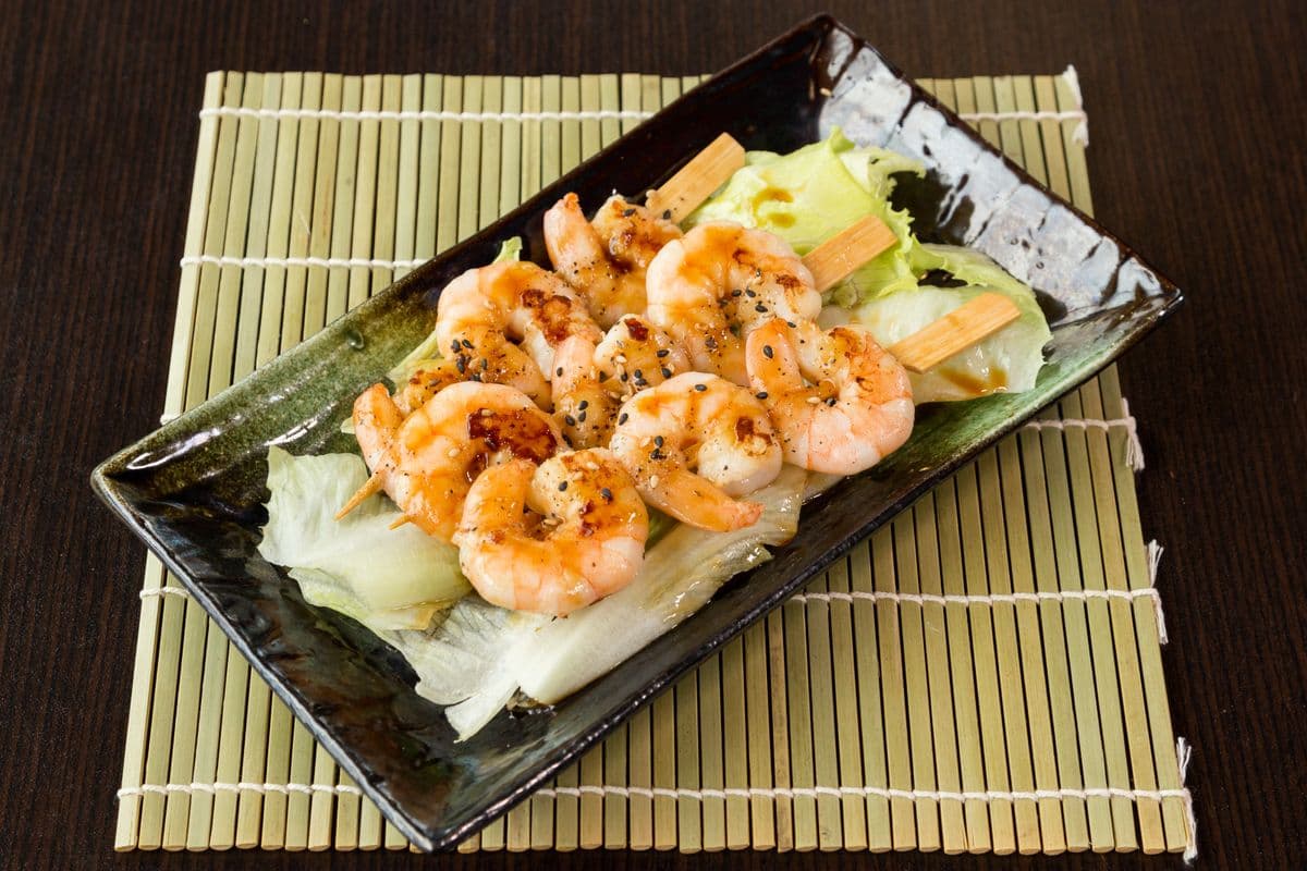 08. Shrimp Skewers (3 pcs)