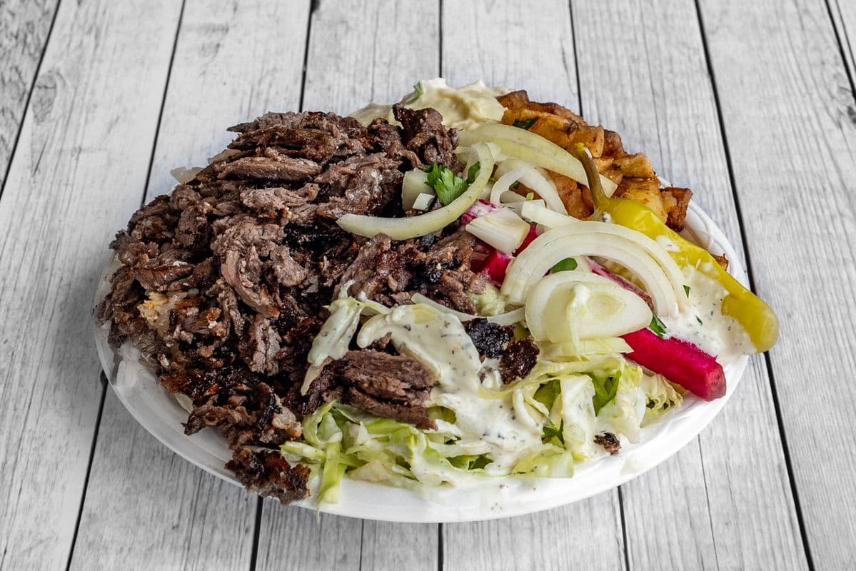 Plat de Shawarma d'Amir (Boeuf agnon)