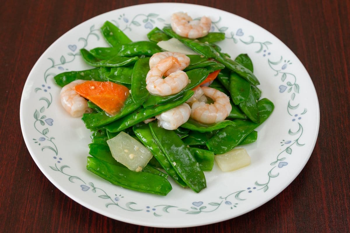 64. Shrimp with Snow Peas