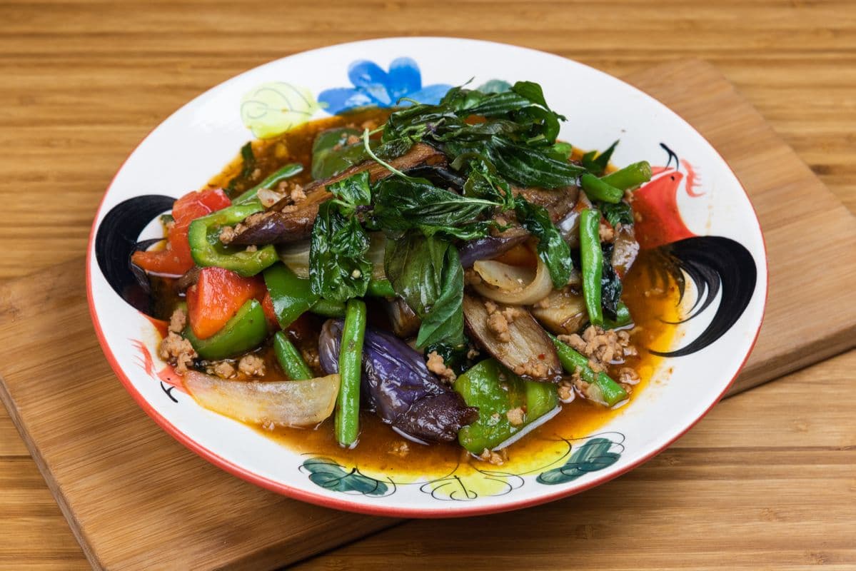 16. Jatujak-Style Eggplant Delight