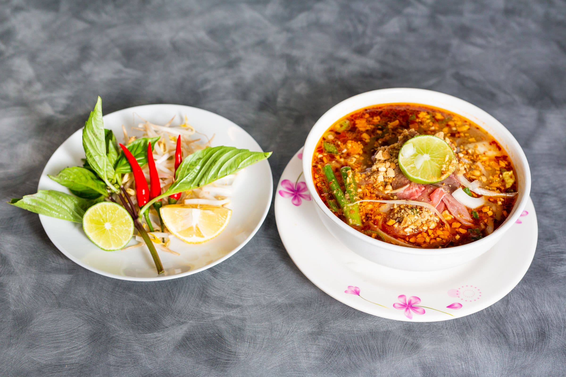 15. Satay Rare Chicken Rice Noodle Soup | Phở Satay Bò Hoặc Gà