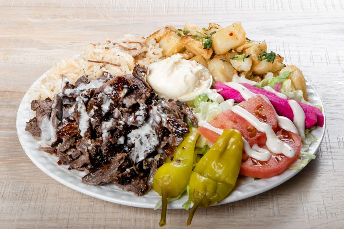 Plat shawarma