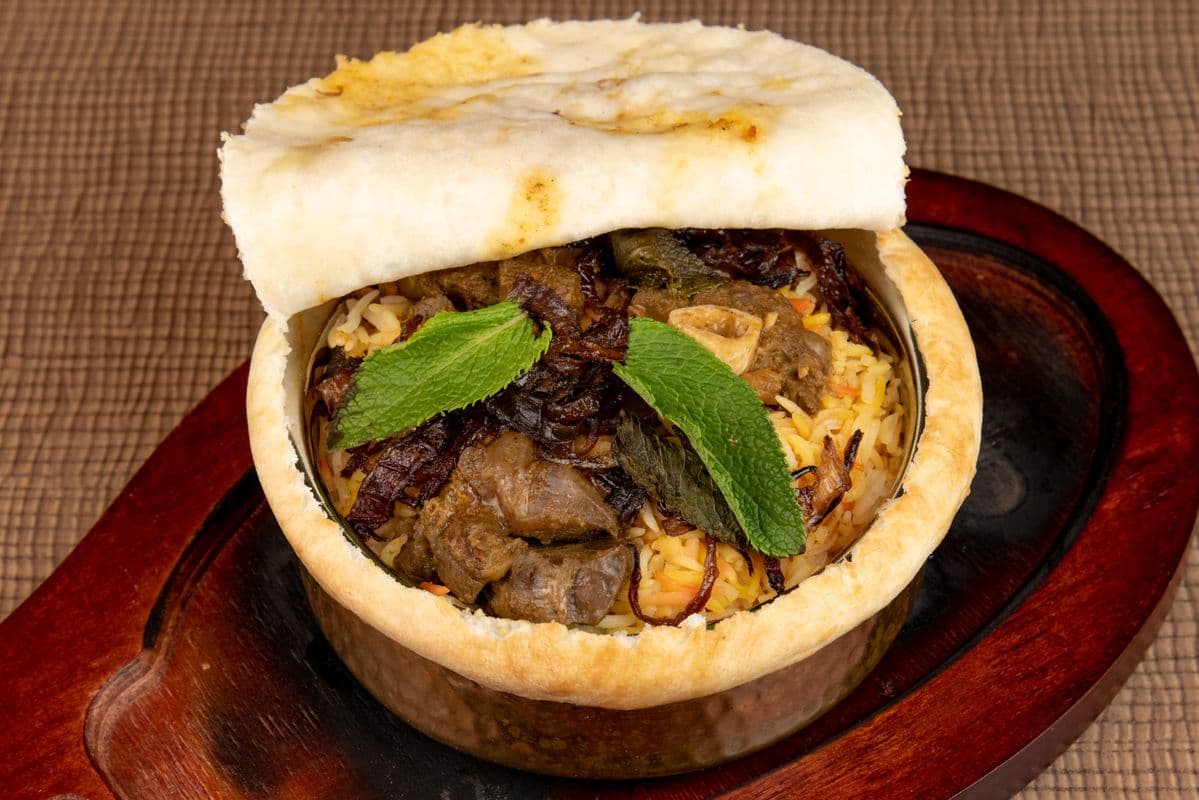 Goat Dum Pukht Biryani