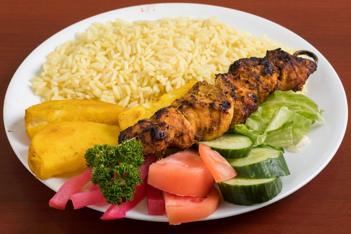 Chicken Kebab Plate