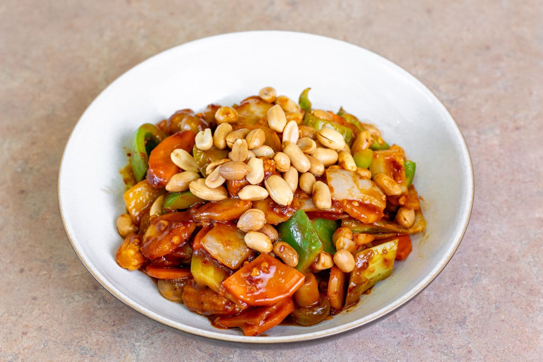 60. Spicy Peanut Chicken