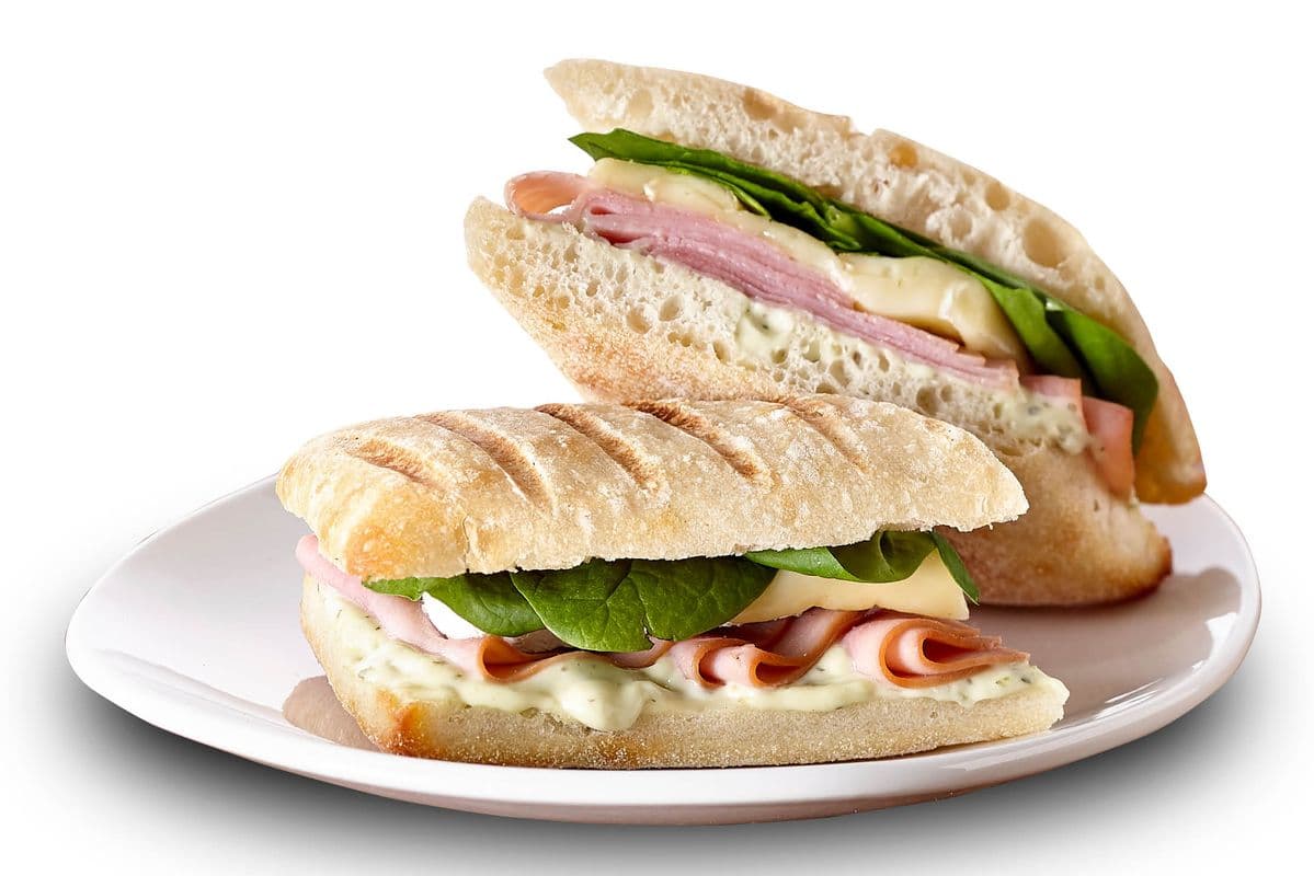 Ciabatta avec jambon et brie / Ciabatta Brie Ham