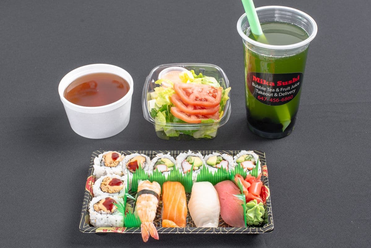 PC3. Any Two Sushi Rolls (8 pcs) and Any Sushi of Your Choice (4 pcs)