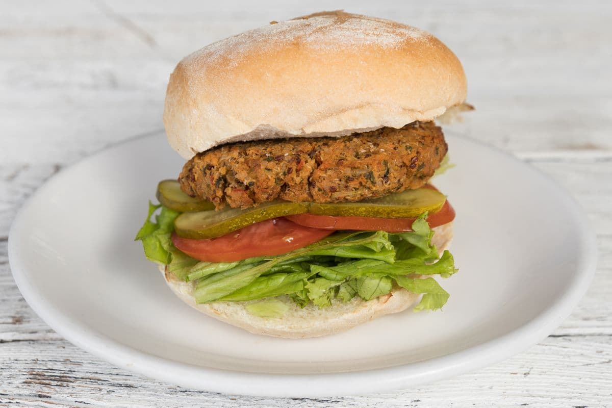 F. Vegetarian Burger