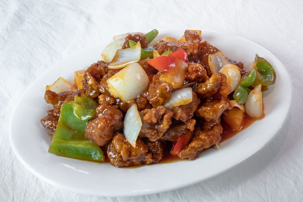 21. Sweet-and-Sour Pork with Pineapple
