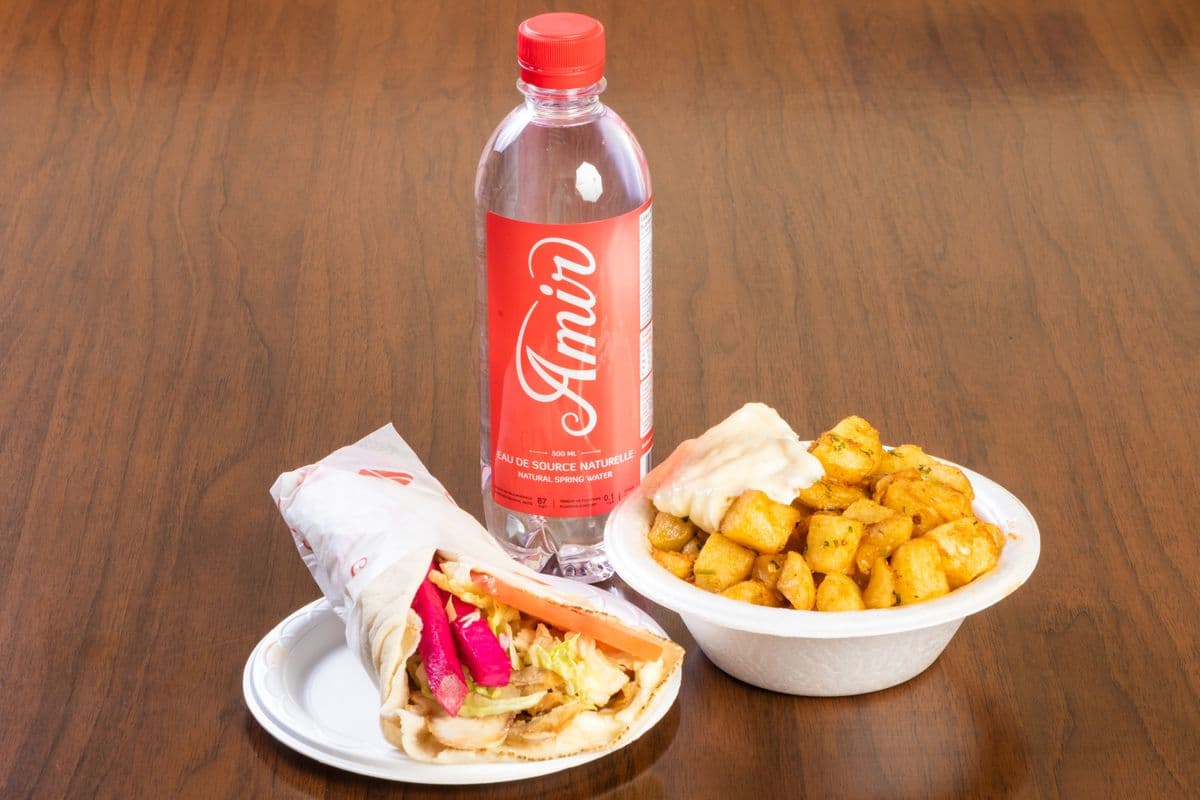 Trio pita au Shish Taouk
