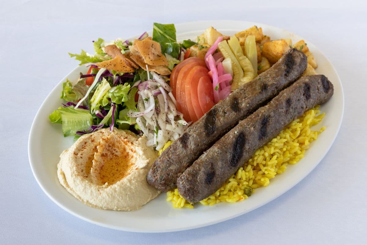 Kafta Kabab Platter