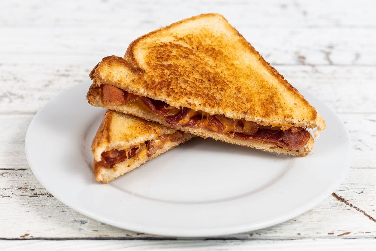Grilled Cheese with Bacon Sandwich