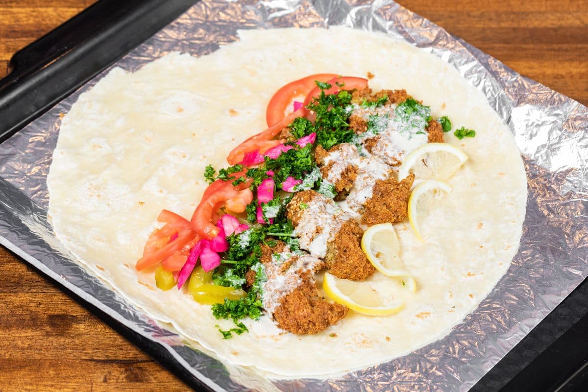 Falafel Pita Wrap