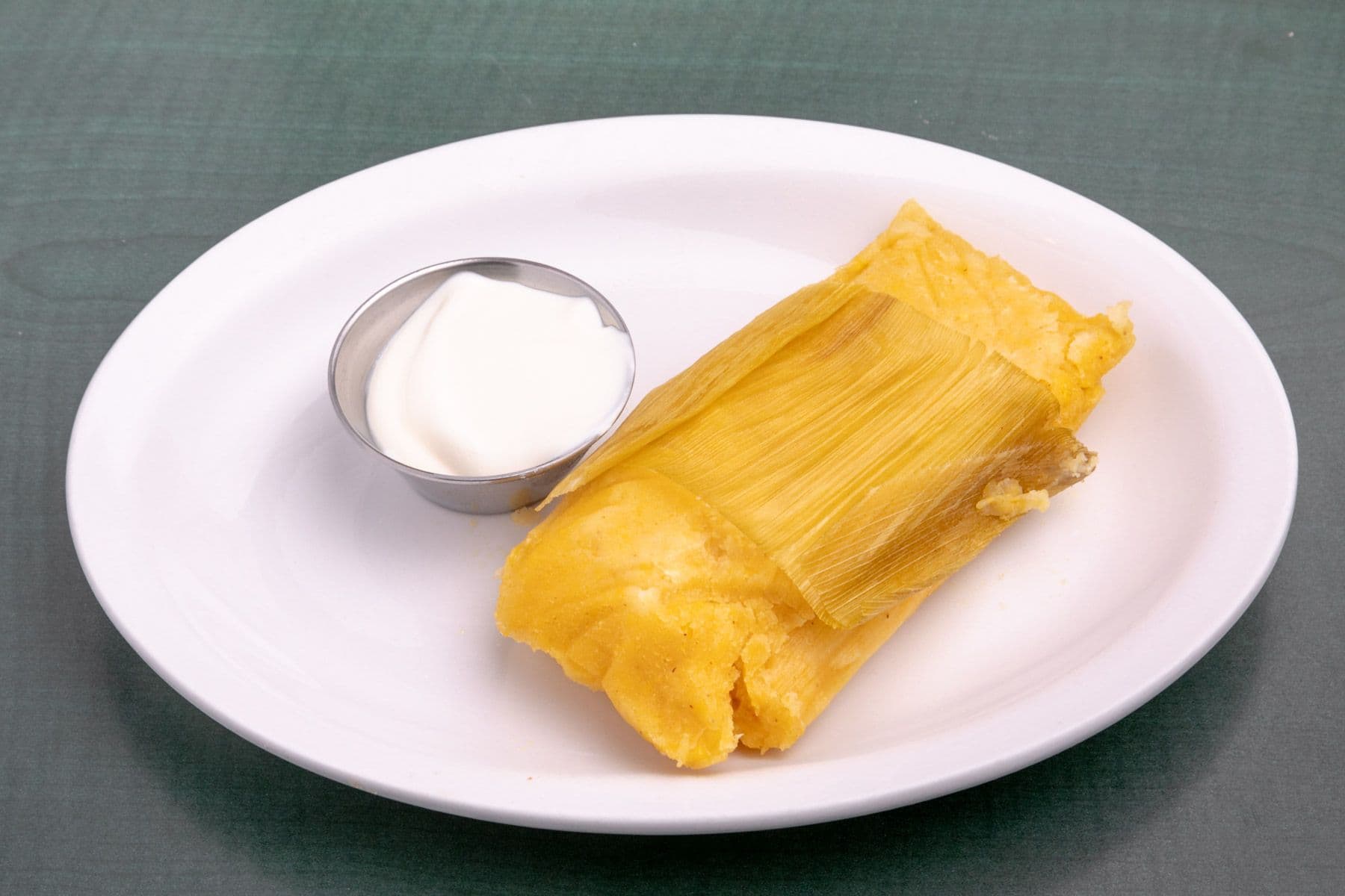 Tamal de Elote Con Crema