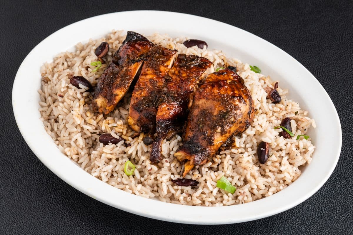 Jerk Chicken Rice and Peas