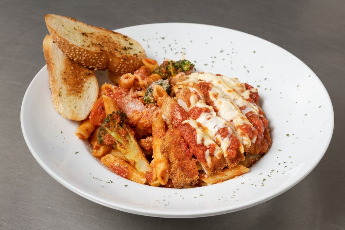 Penne and Chicken Parmesan