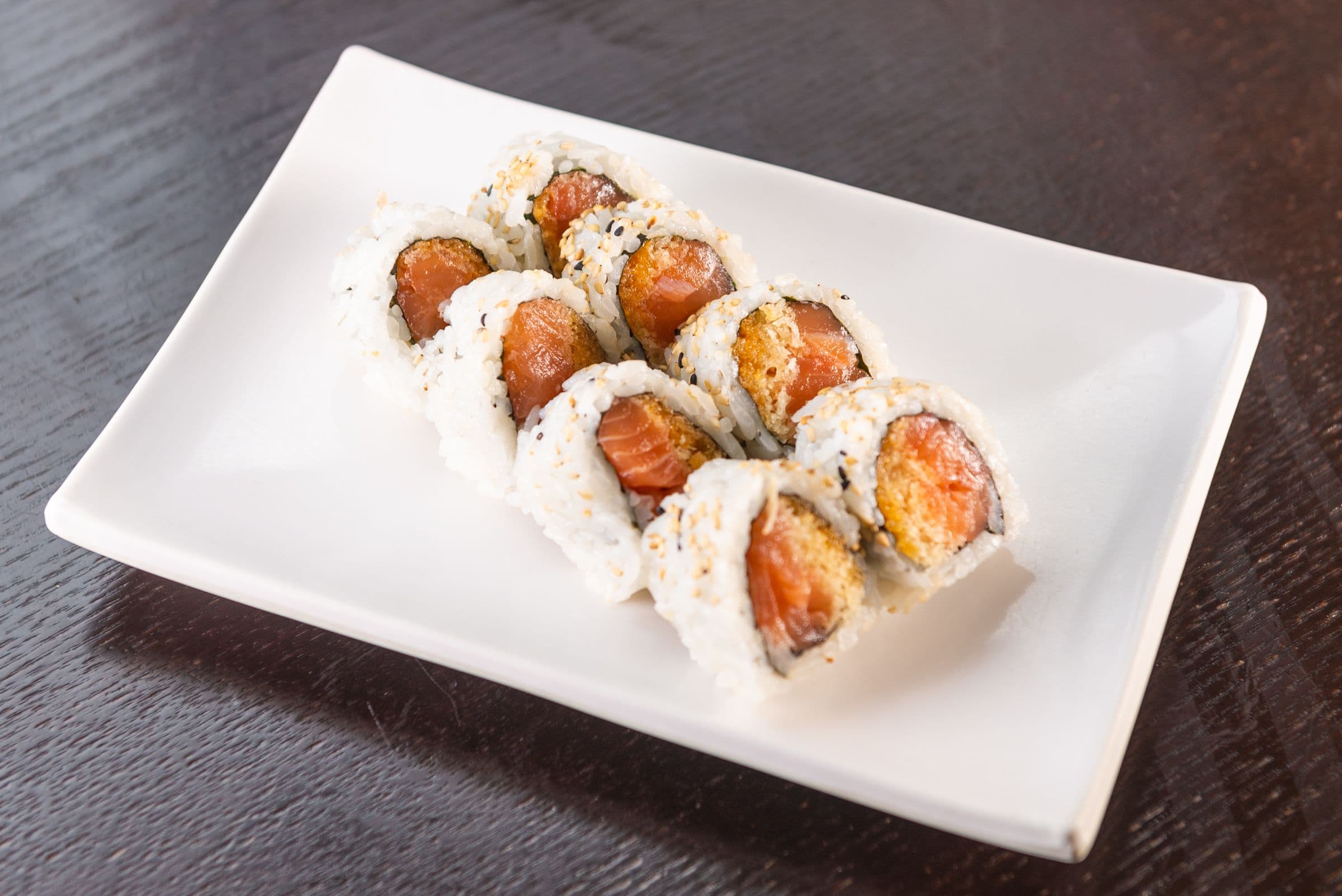 34. Spicy Salmon Roll (6 pcs)
