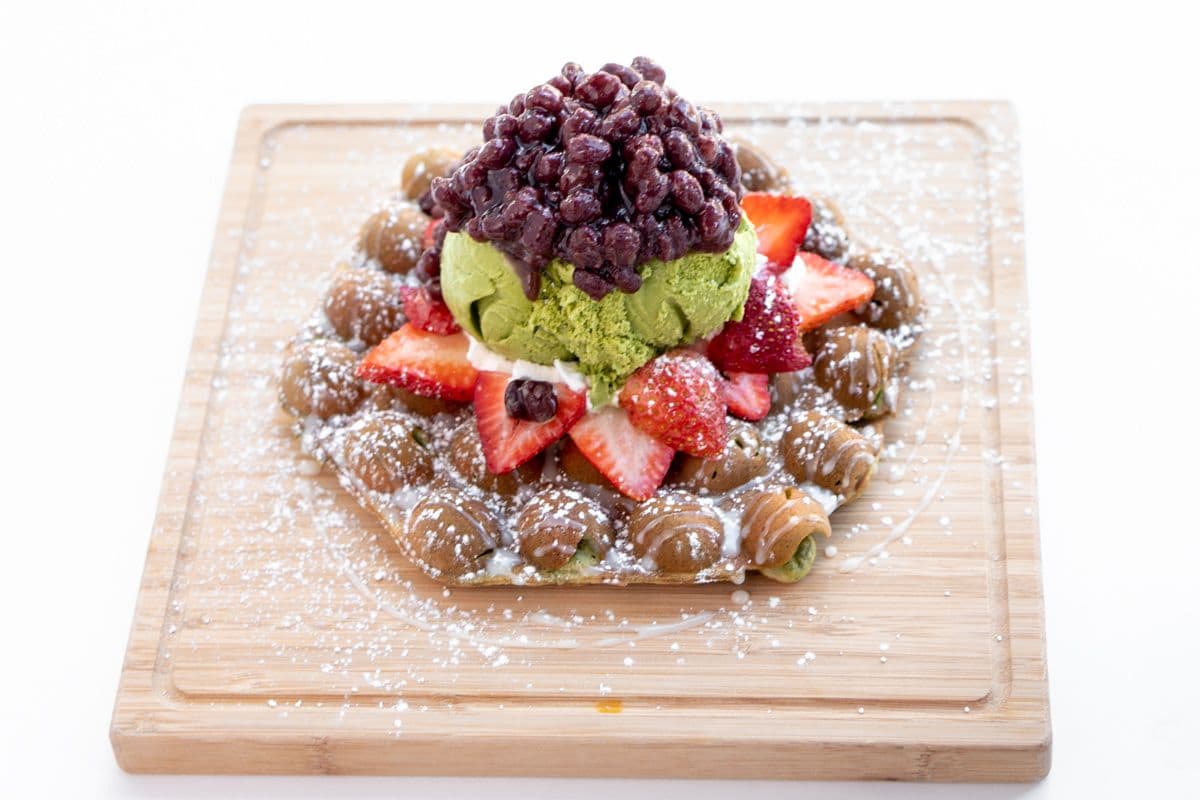 Super Matcha Egg Waffle