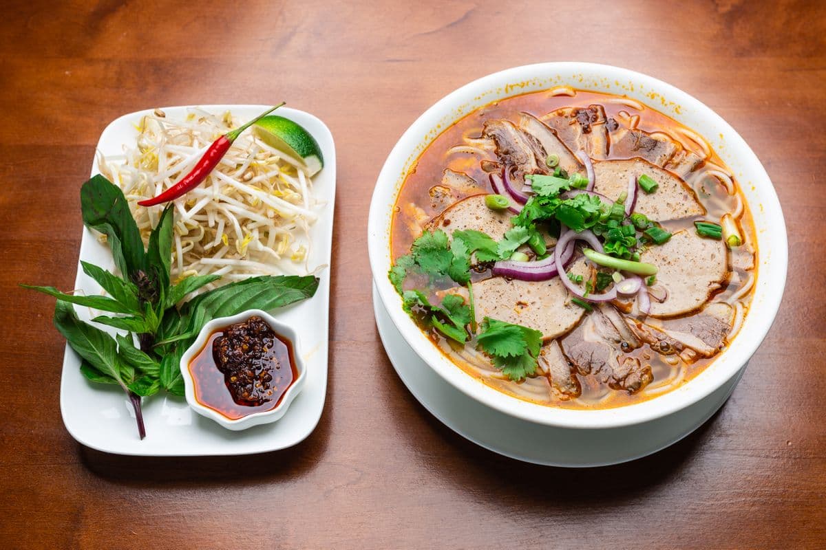 BP73. Beef Lai Fan in Spicy Soup
