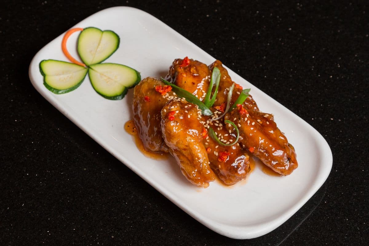 Honey Garlic Chicken Wings (6 pcs)