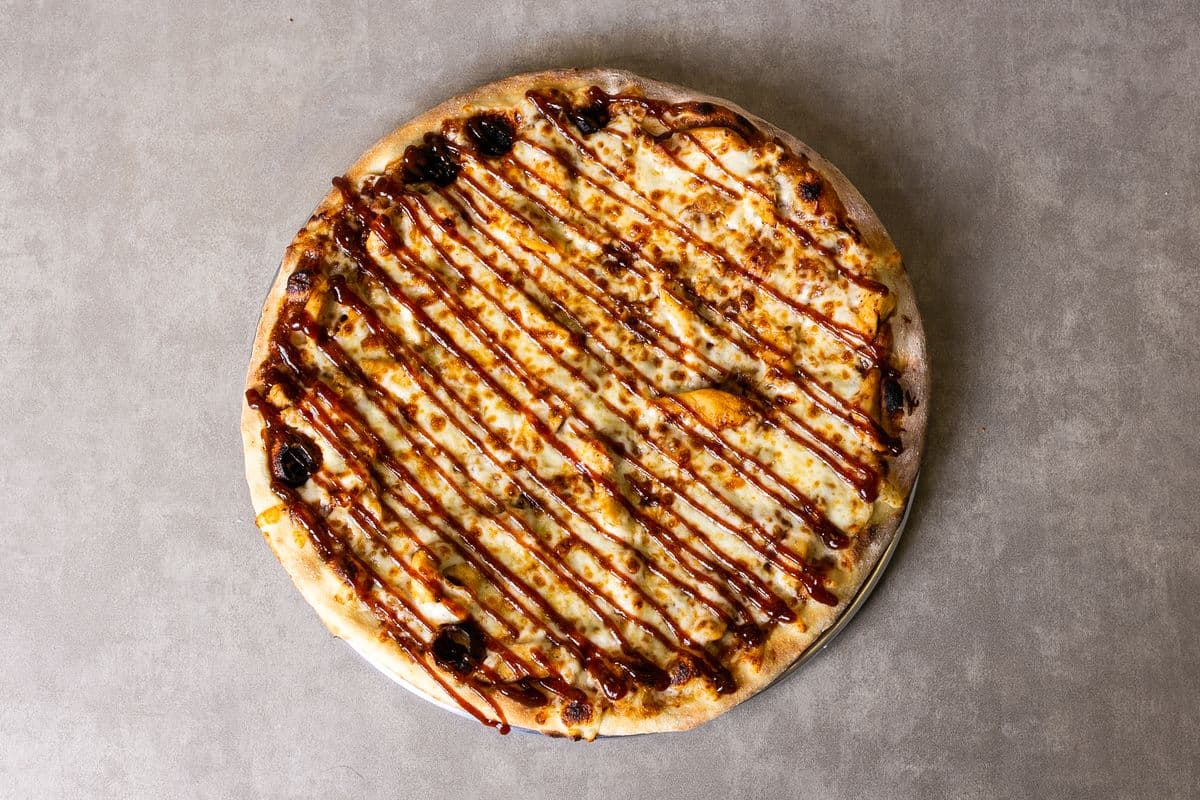 Two Medium Barbeque Chicken Pizza
