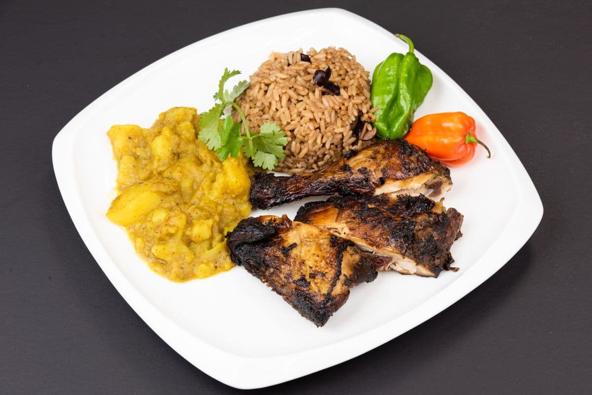 Jerk Chicken with Rice