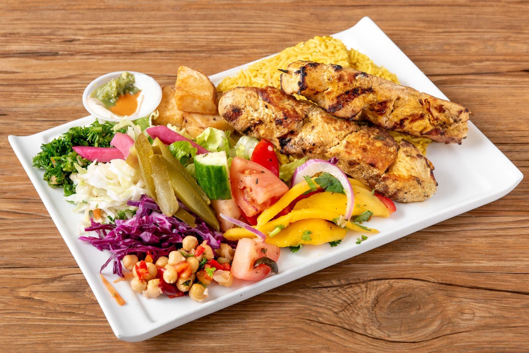 Shish Tawouk Plate