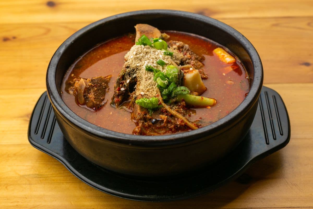 Pork Bone Stew with Rice
