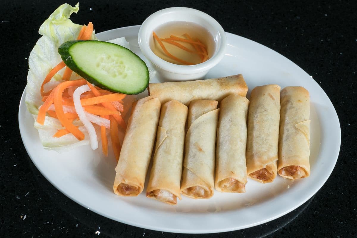6. Deep-Fried Pork Spring Rolls