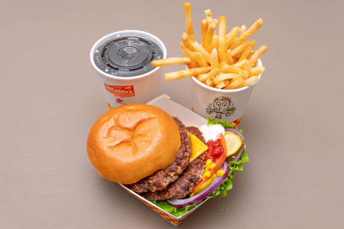Double Bacon Cheese Slider Combo