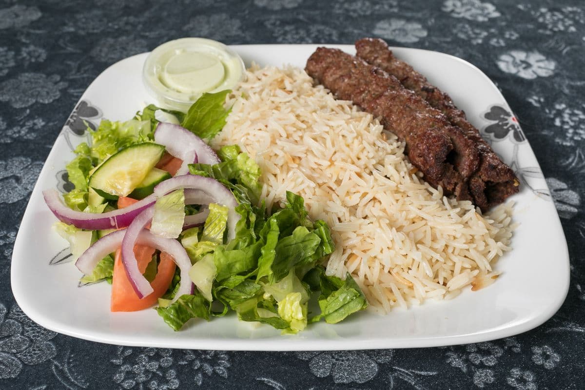 Kabab (2 pcs) Platter