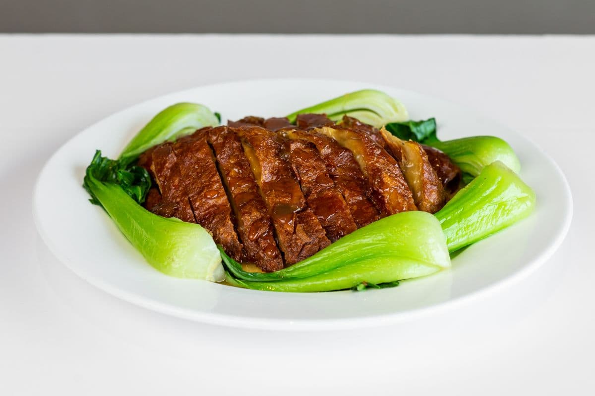 E57. Crispy Seitan with Plum Sauce