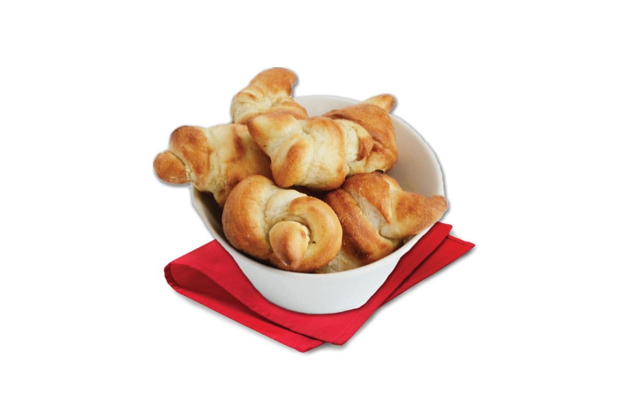 Pizza Knots with Garlic Parmesan (6 pcs)