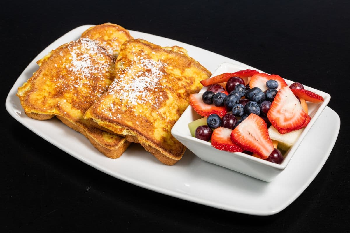 25. French Toast, Home Fries, or Seasonal Fresh Fruit