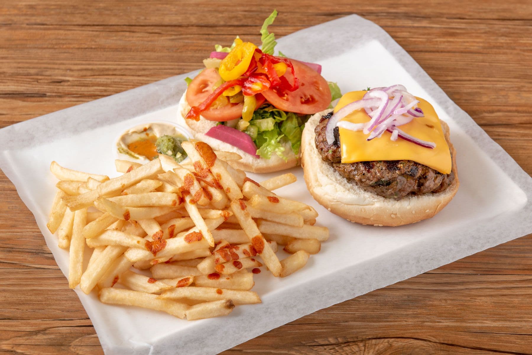 Homemade Burger Combo